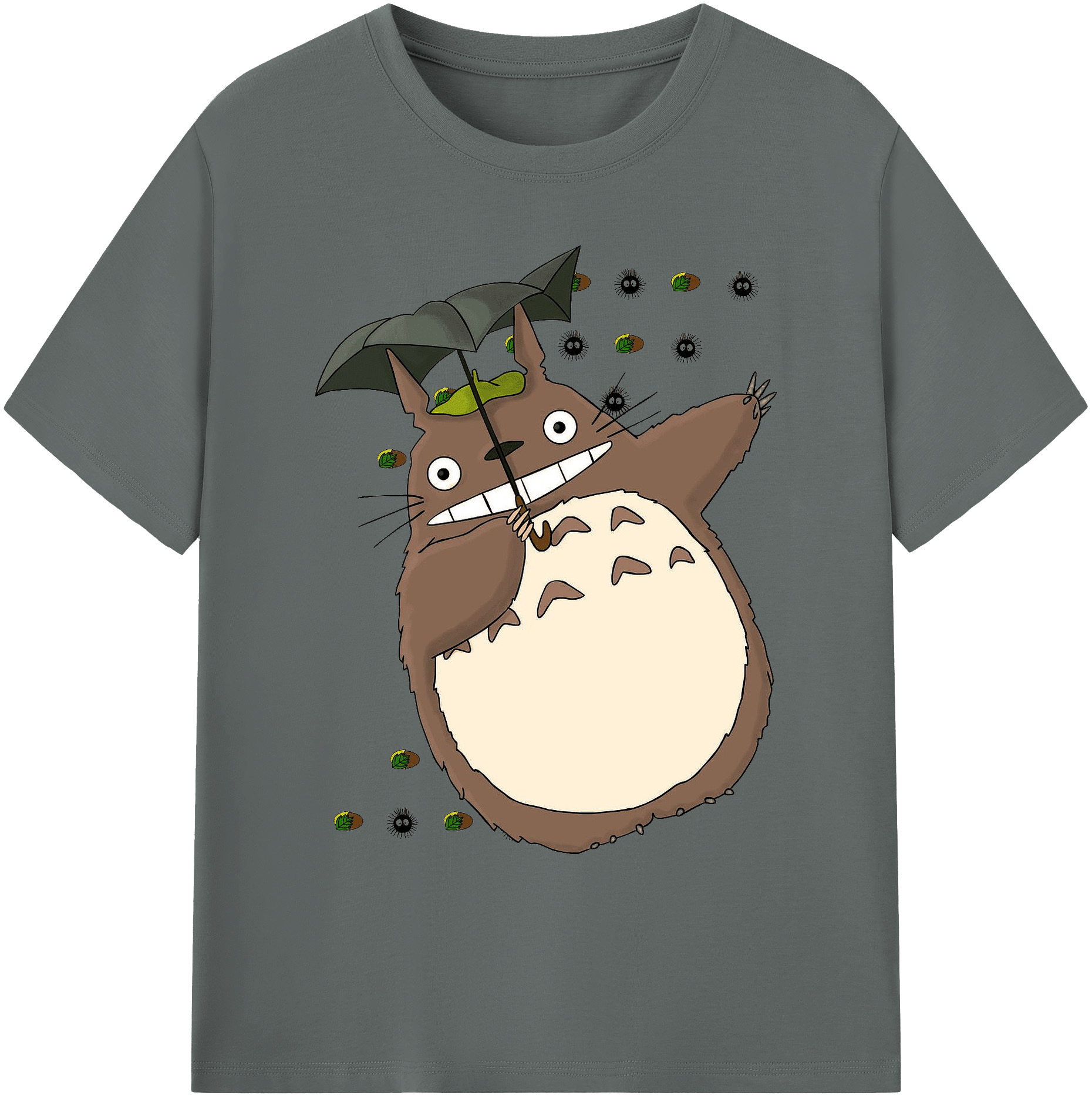 （画像用） となりのトトロ 草壁メイ 草壁サツキ My Neighbor Totoro Satsuki Kusakabe Mei Kusakabe 綿100％ メンズ半袖Tシャツ｜肌触りやわらか＆通気性